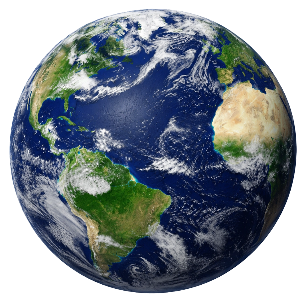 Center Body Earth Image